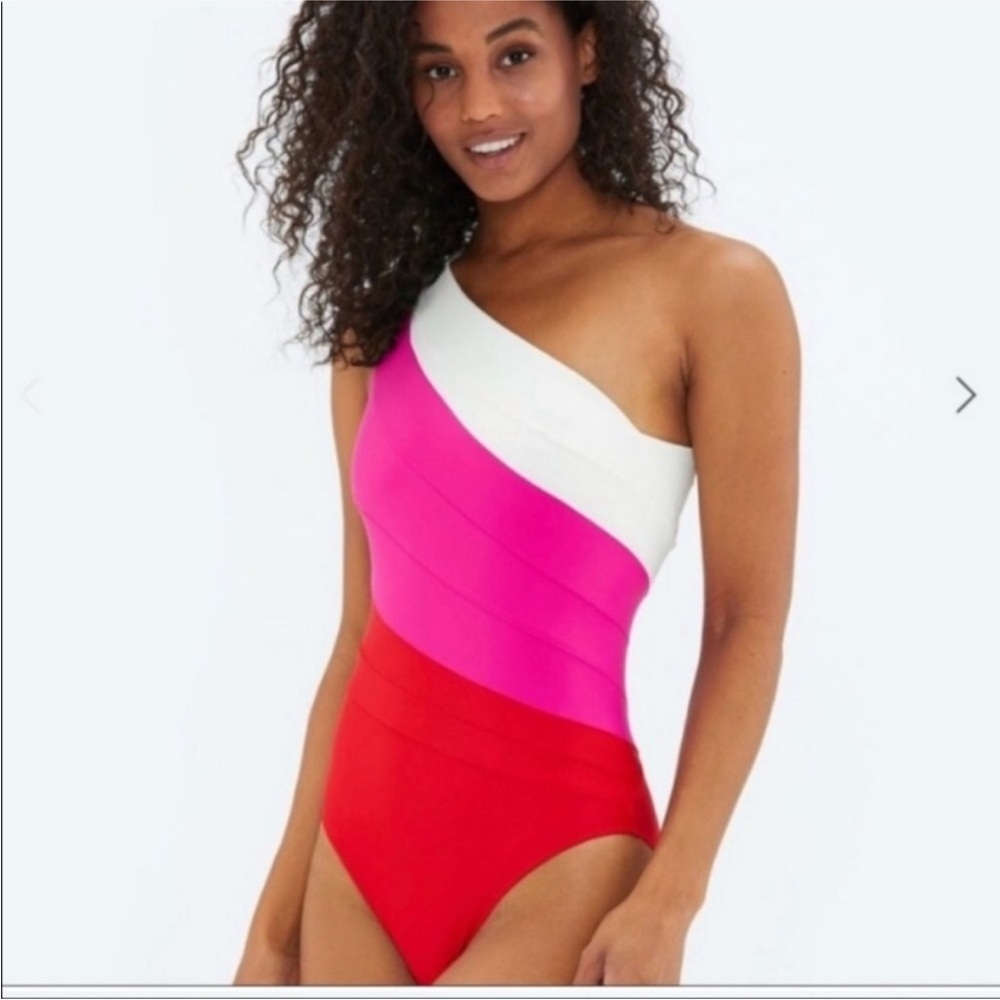 Summer Salt The Sidestroke One Piece in Pink  Size 12 LT